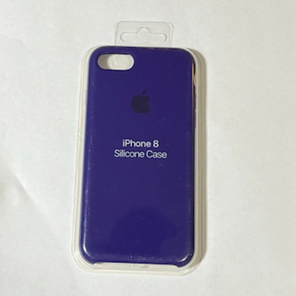 New iphone 8 Purple Silicone Case
